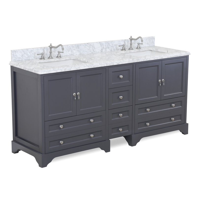 KBC Madison 72" Double Bathroom Vanity Set & Reviews Wayfair